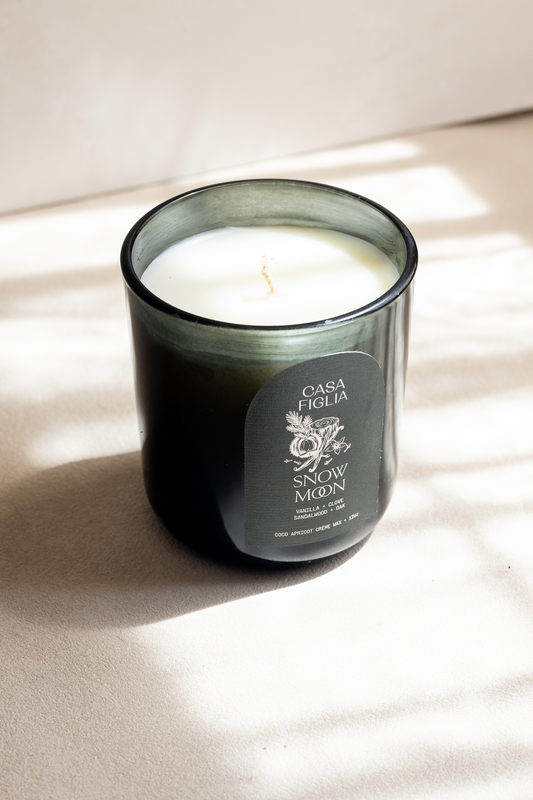 Snow Moon Candle